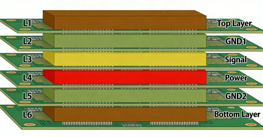 6-Layer PCB Stack-up Configuration