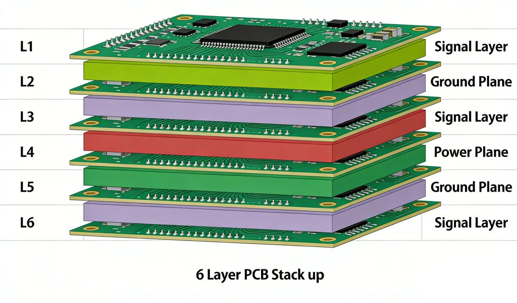 6Layer PCB Stackup