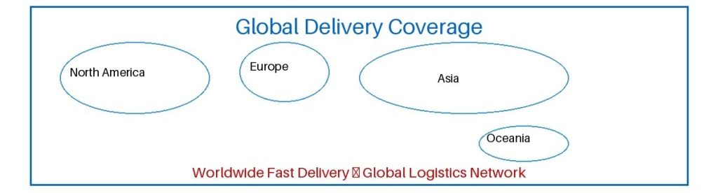 Global Delivery Coverage Map