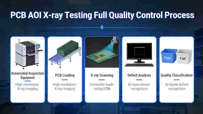 PCB AOI X-ray testing full quality control process