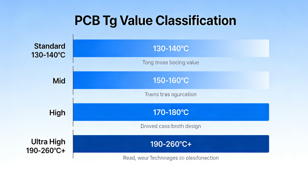 PCB Tg Value Classification Standard Mid High Ultra High