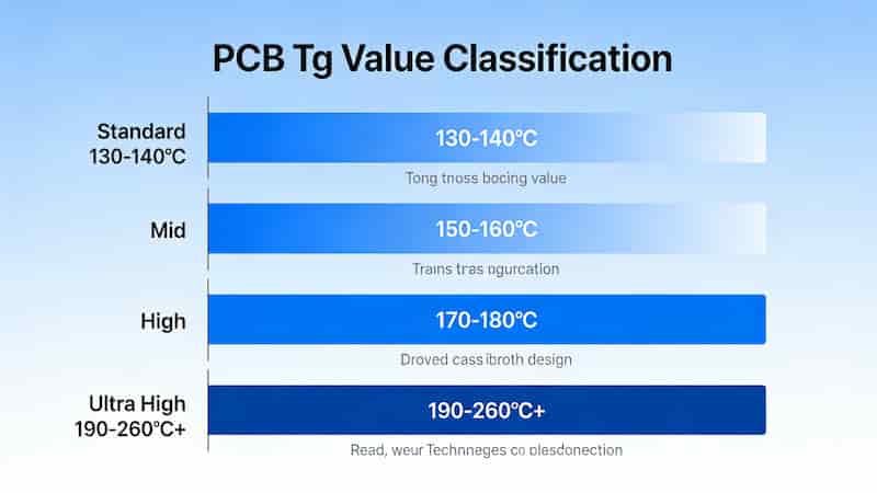 PCB Tg Value Classification Standard Mid High Ultra High