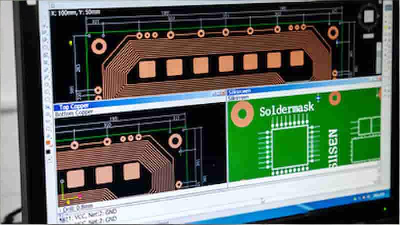 Gerber file generation for PCB manufacturing