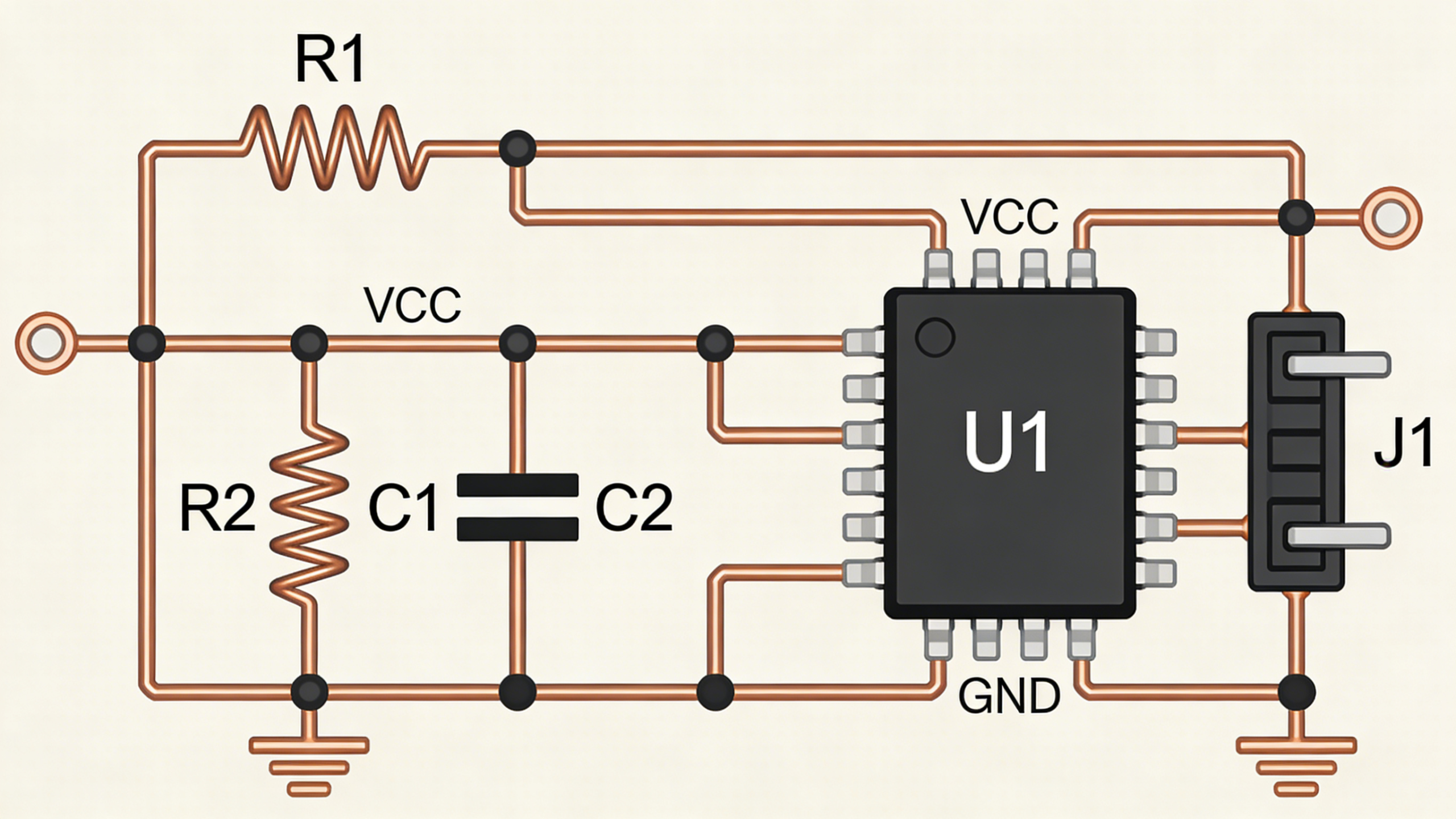 Circuit schematic design for PCB layout