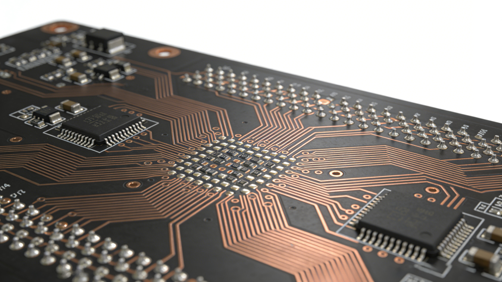HDI PCB finished assembly for industrial electronics