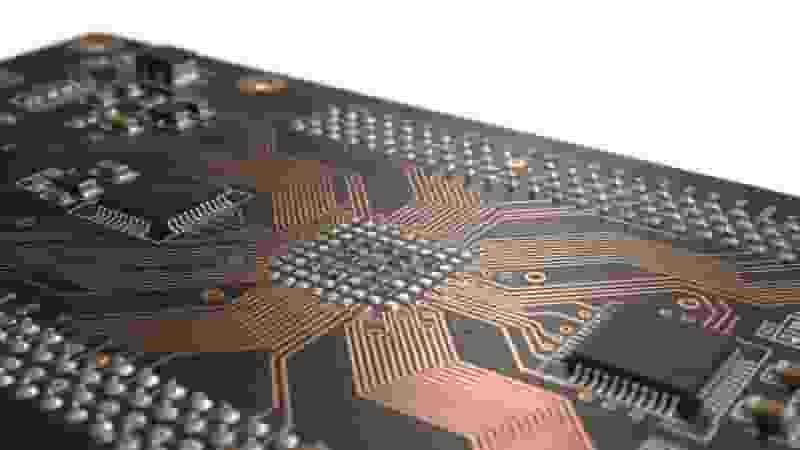 HDI PCB finished assembly for industrial electronics