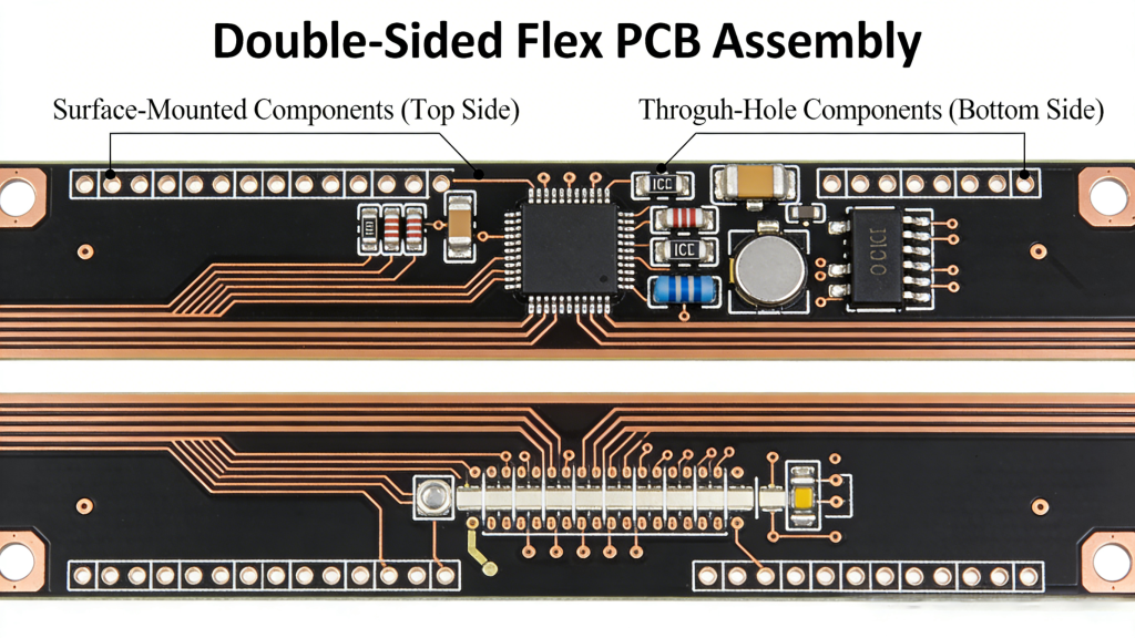 Double-Sided Flex PCB Assembly | Flexible PCB Components Mounting