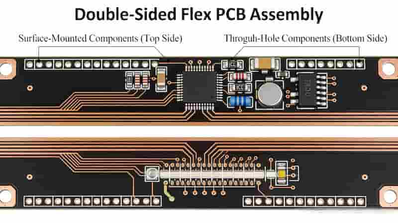 Double-Sided Flex PCB Assembly | Flexible PCB Components Mounting