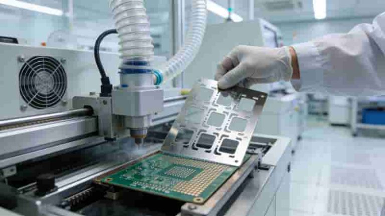 SMT stencil creation for PCB assembly process