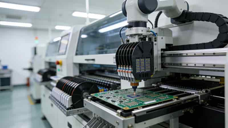 SMT PCB assembly automatic pick and place machine