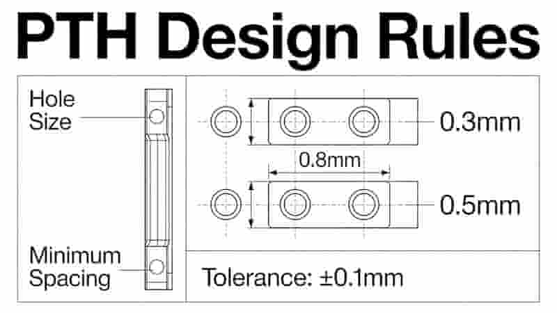 PTH vs non-plated holes blind buried vias PCB