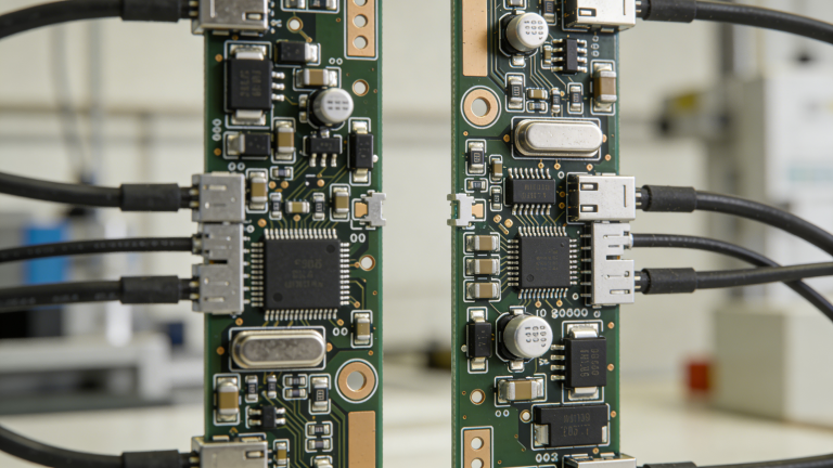 Double Sided PCB Basics Structure Diagram