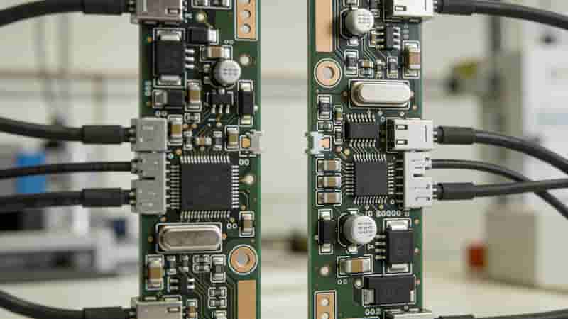Double Sided PCB Basics Structure Diagram