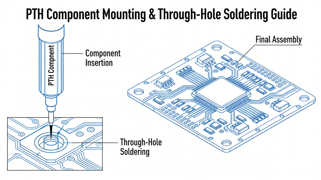 PTH Application in PCB Component Assembly