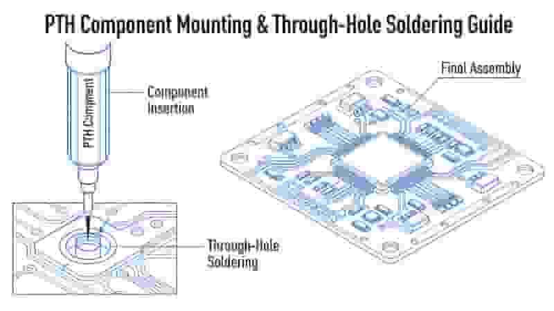 PTH Application in PCB Component Assembly