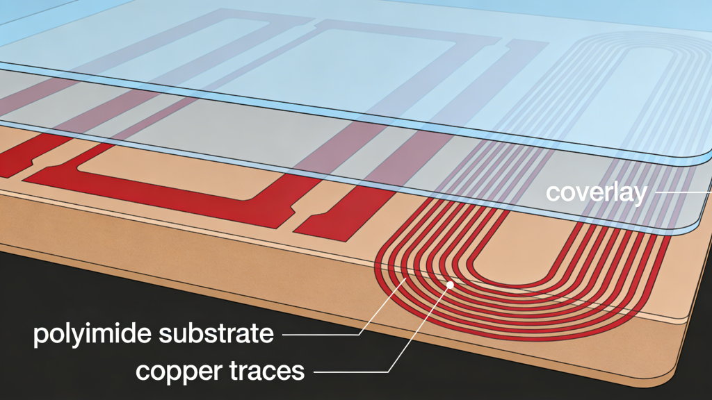 Four types of flexible PCB single double multilayer rigid-flex