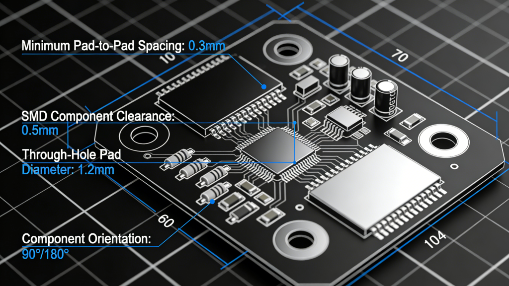 PCB Component Spacing vs Height Layout Guidelines