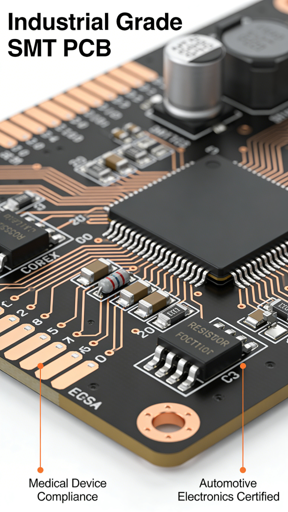 SMT PCB Assembly for Industrial, Medical, Automotive and Consumer Electronics
