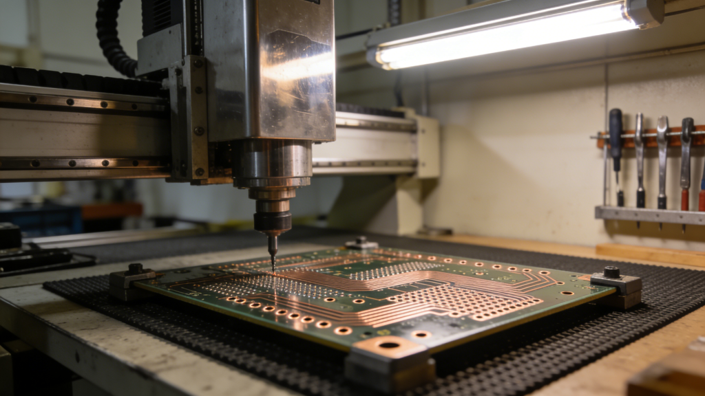 Plated through-hole PTH and copper plating in PCB fabrication