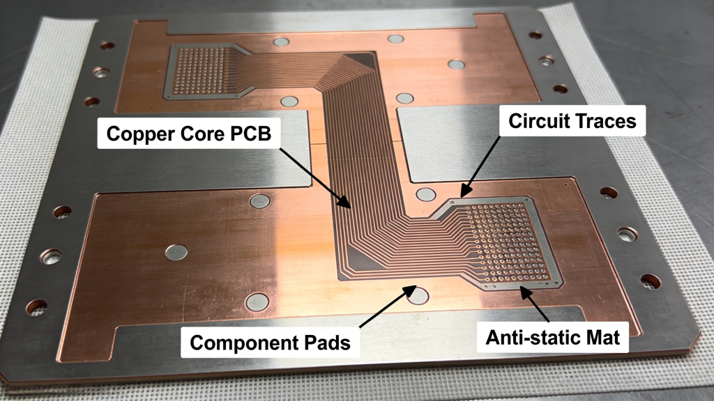 Metal Core PCB Structure - Aluminum Base, Thermal Dielectric, Copper Circuit Layer