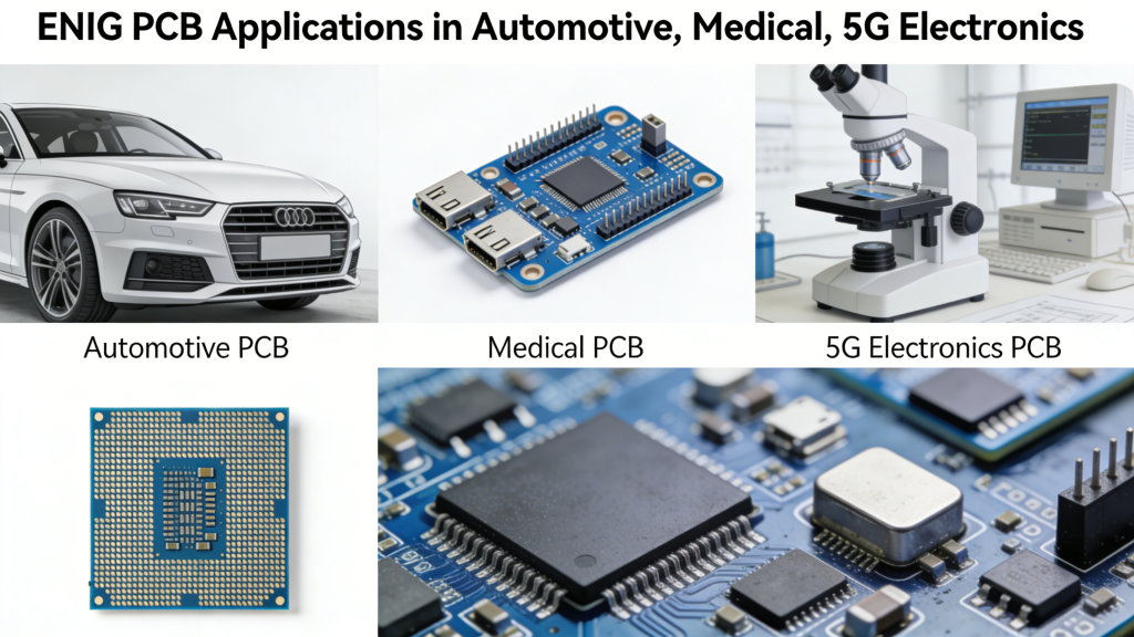ENIG PCB Applications in Automotive, Medical, 5G Electronics