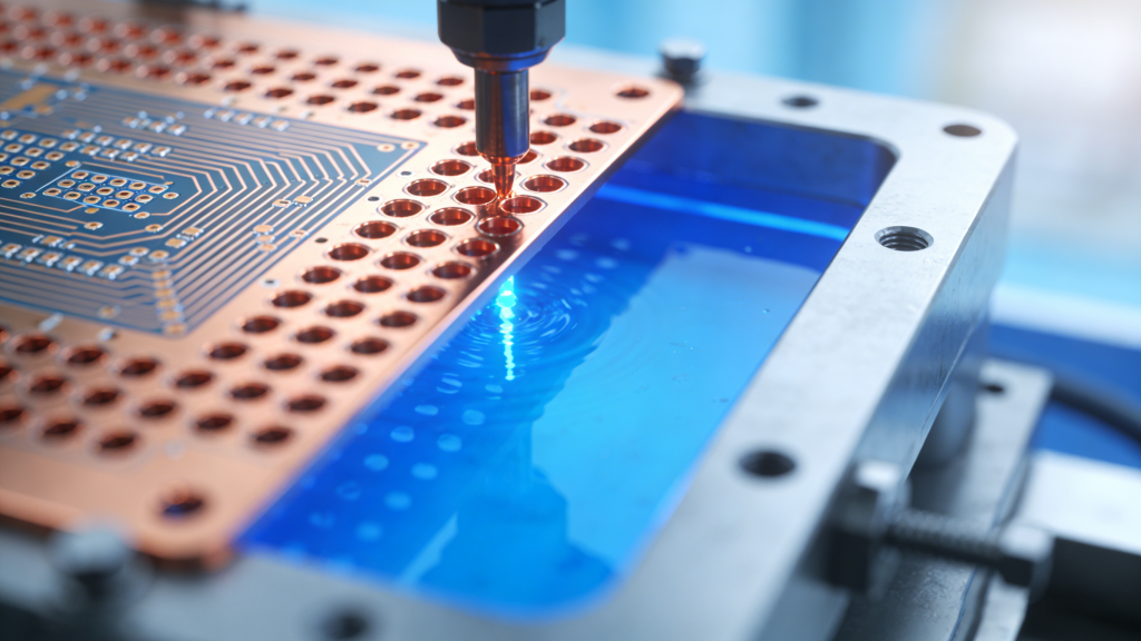 Solder mask and surface finish in PCB fabrication process flow