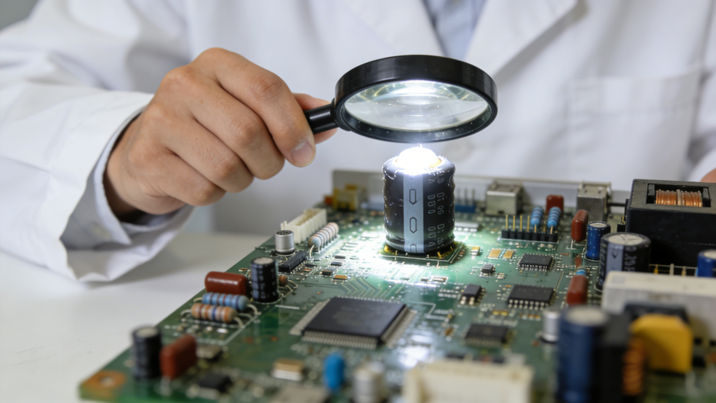 PCBA component checking for short circuit issues