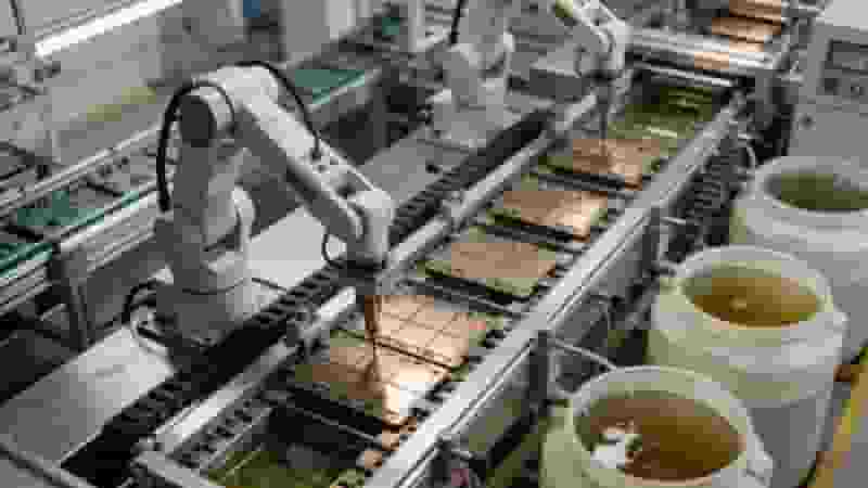 PCB automated PTH copper plating production line