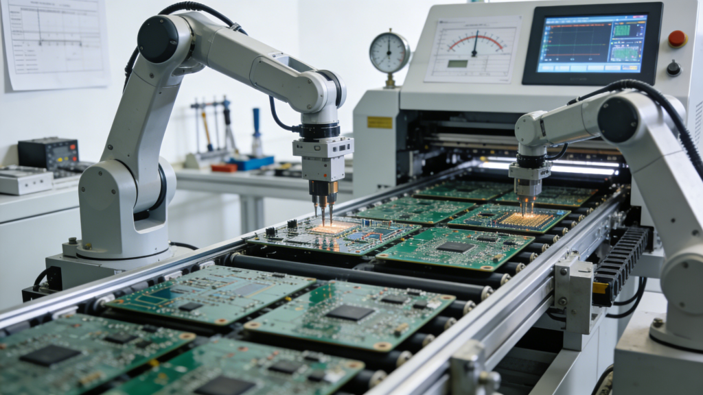 Multilayer PCB factory production line with advanced automation equipment