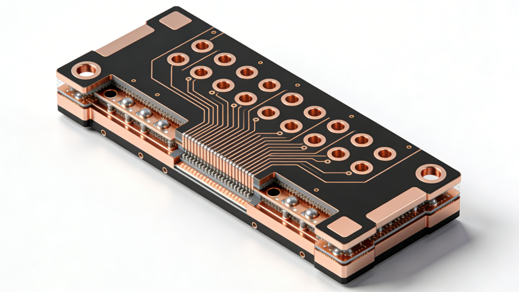 Via-in-pad structure on BGA pad in high density PCB design