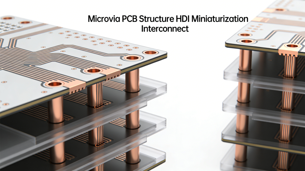 Microvia PCB Structure HDI Miniaturization Interconnect