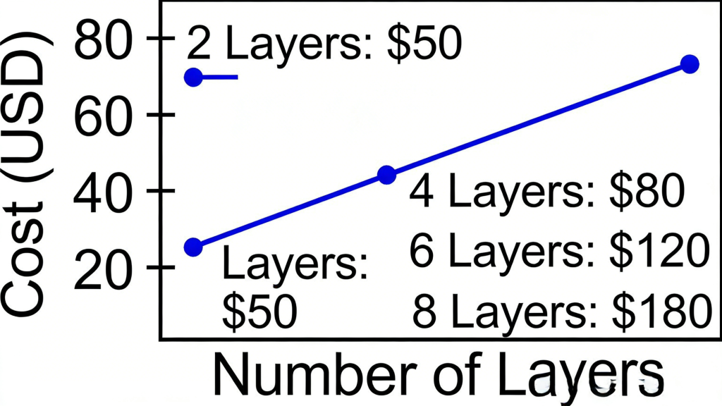 Flexible PCB layer count structure diagram