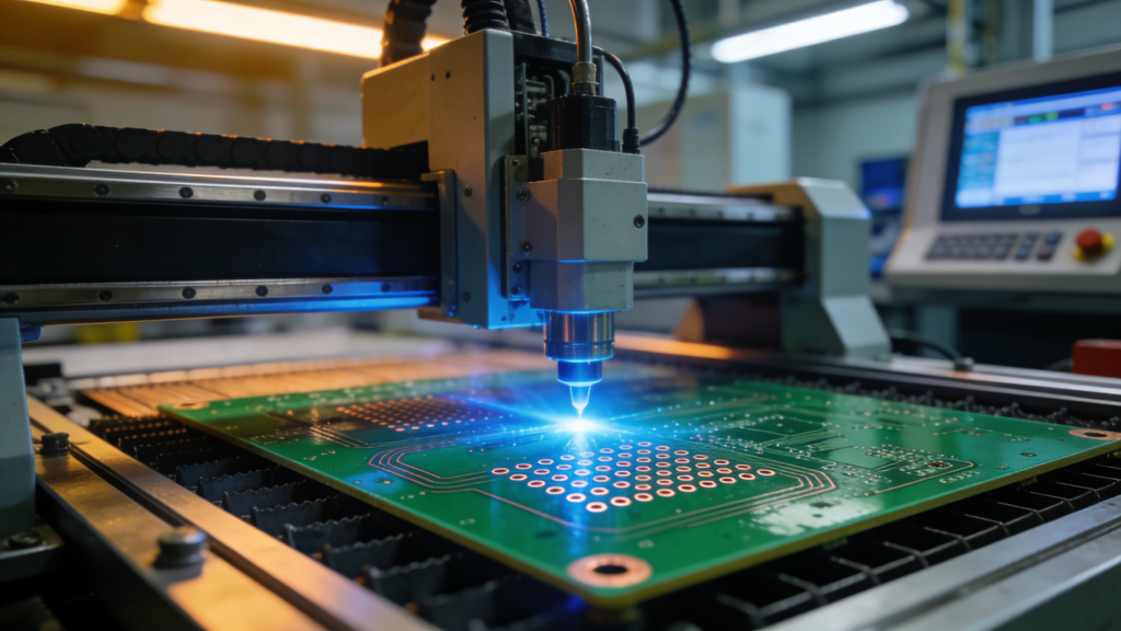 Laser drilled vs photoimageable microvias in PCB manufacturing