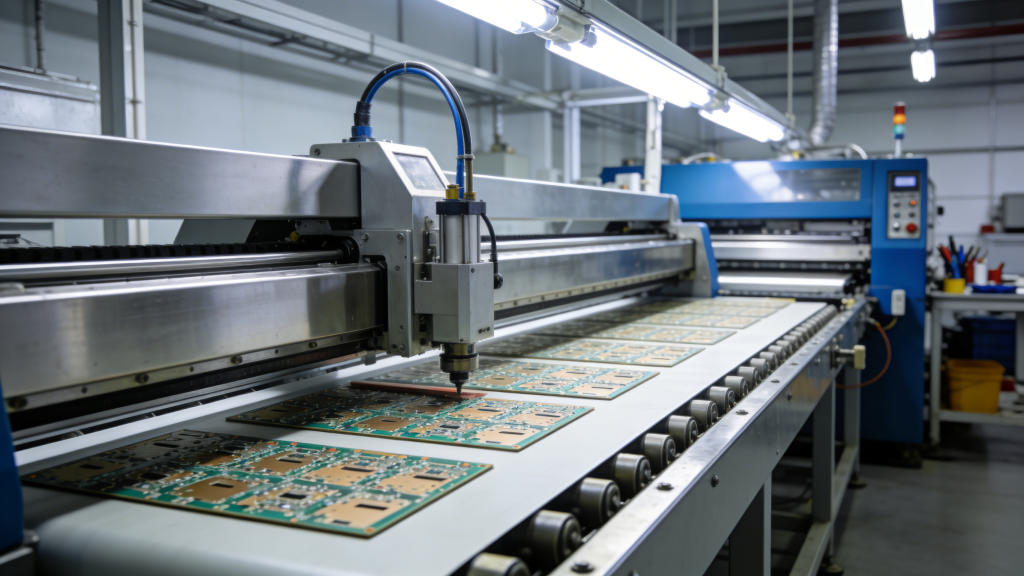 4 layer multilayer PCB stackup structure diagram