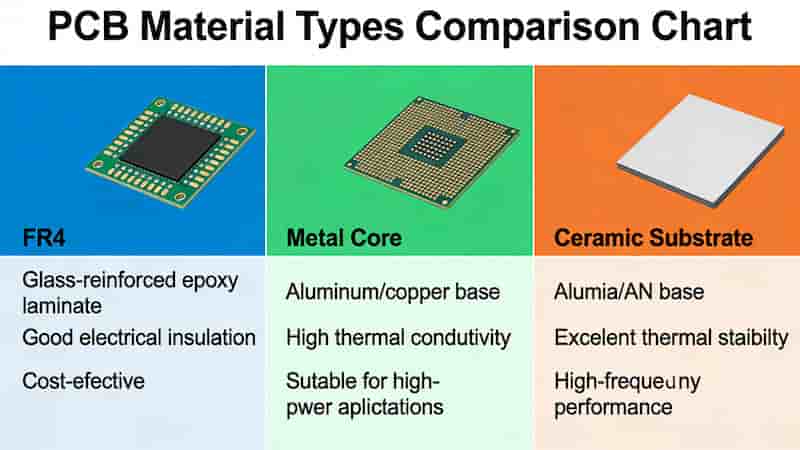 PCB via types blind buried through via structure diagram