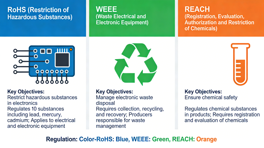 RoHS PCB testing and certification process for export compliance