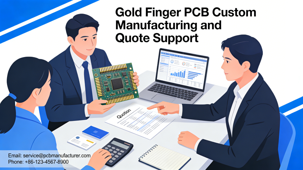 Gold Finger PCB Custom Manufacturing and Quote Support