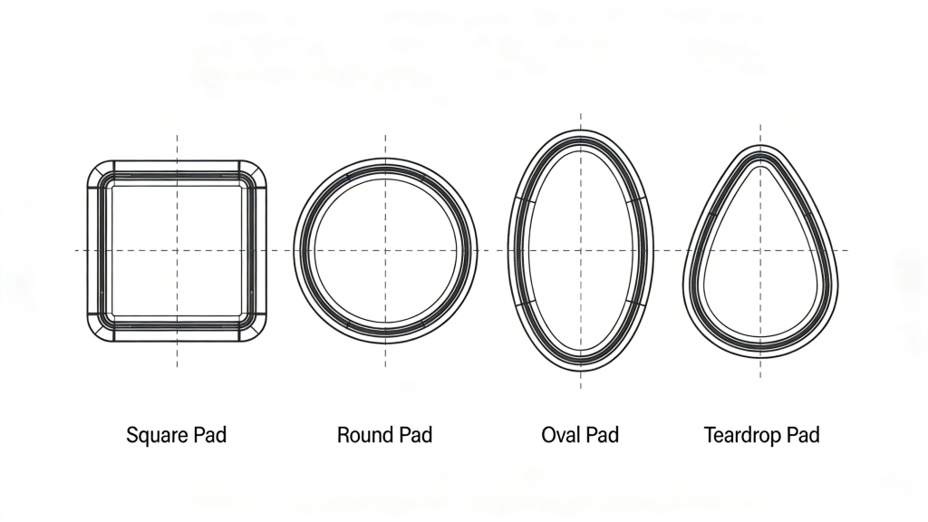 Common PCB Pad Shapes: Square, Round, Oval, Specialty