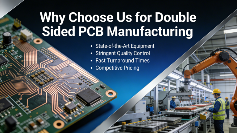 Why Choose Us for Double Sided PCB Manufacturing - Quality, Speed, No MOQ