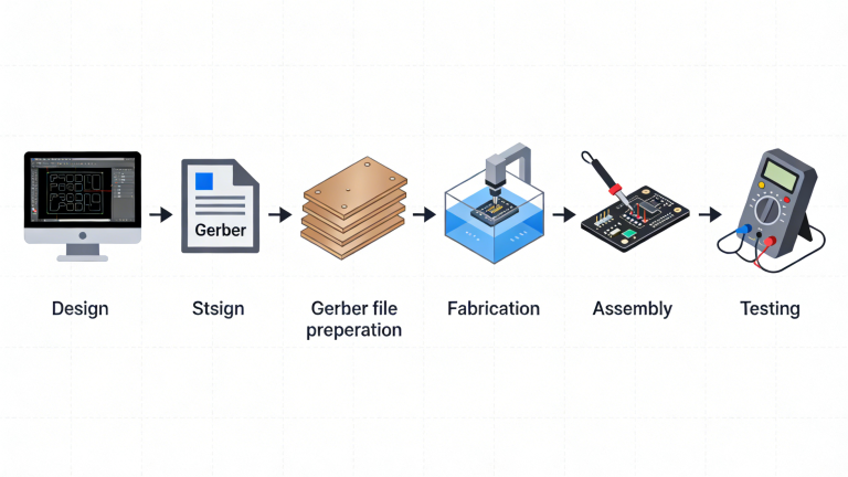 Rigid PCB Prototype FR-4 Industrial Circuit Board