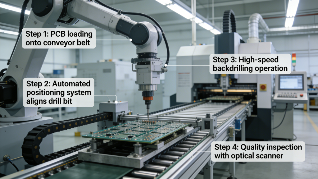 12 Layer PCB Backdrilling Example for Telecom and Data Center