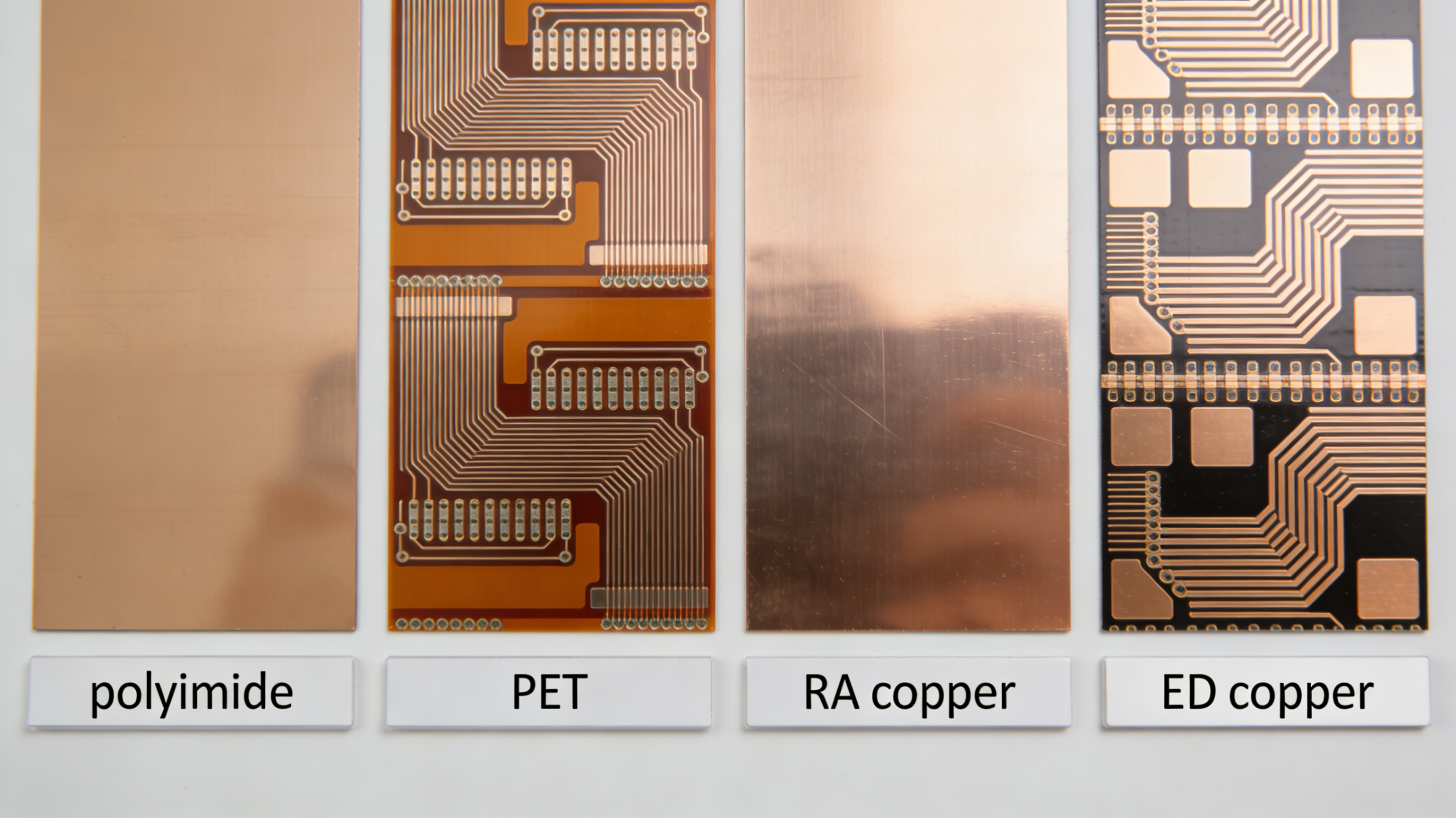 Flexible PCB materials polyimide PET RA copper ED copper