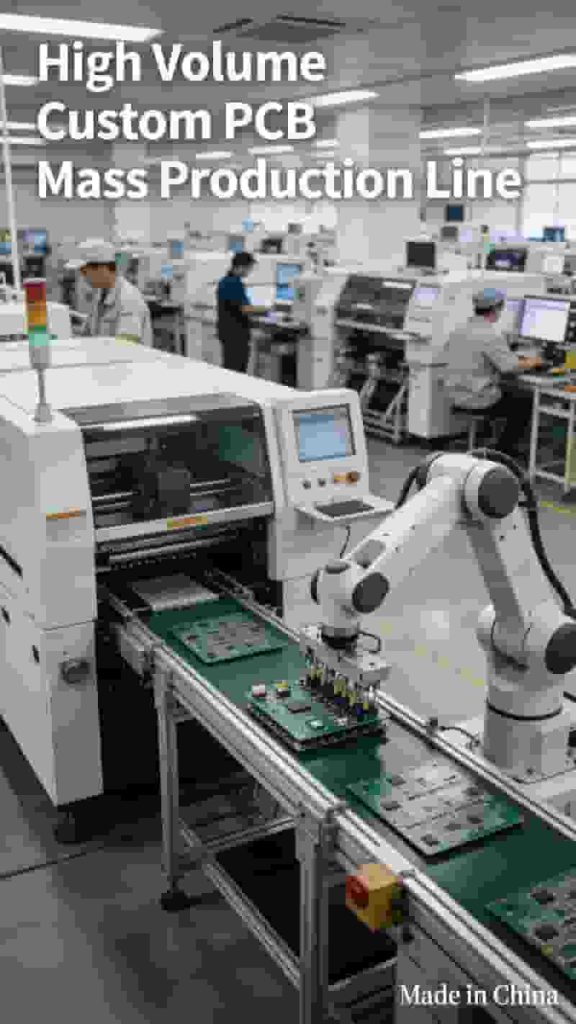 High Volume Custom PCB Mass Production Line in China