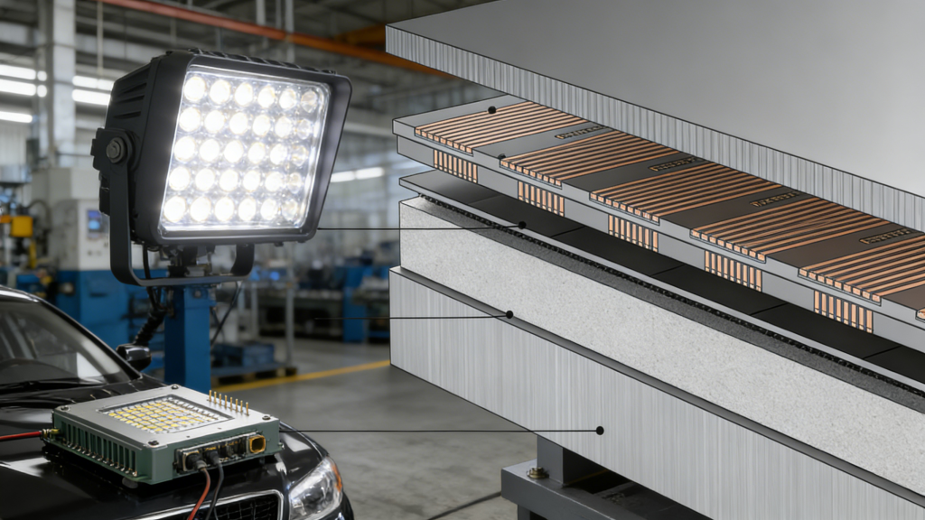 Metal Core PCB applications LED automotive power industrial electronics