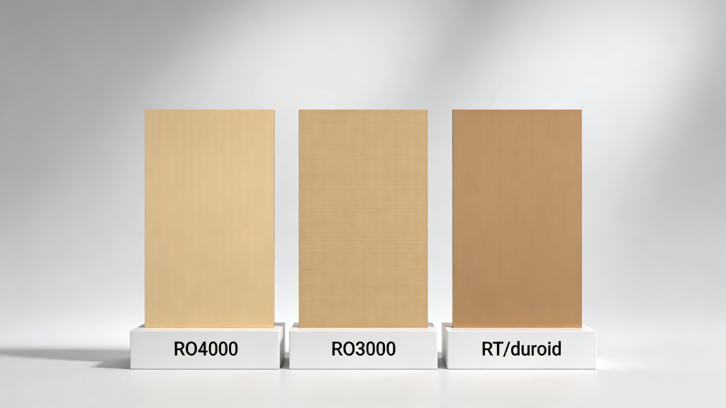 Rogers PCB material types RO4000 RO3000 RT duroid laminate series