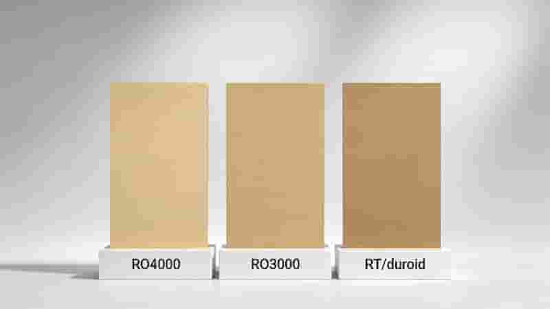 Rogers PCB material types RO4000 RO3000 RT duroid laminate series