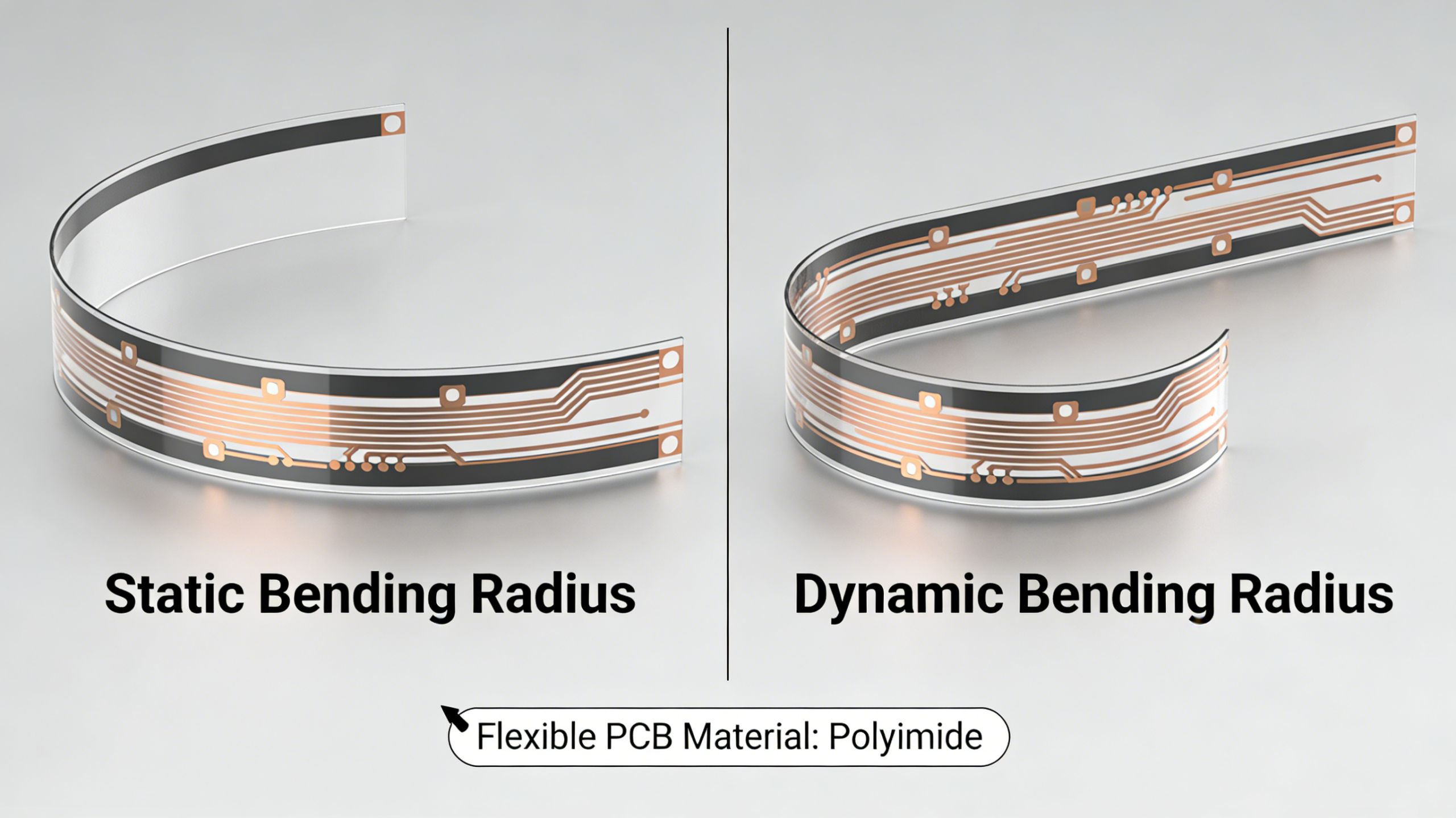 Single-Sided Flex PCB Bending Radius Static vs Dynamic IPC Standard