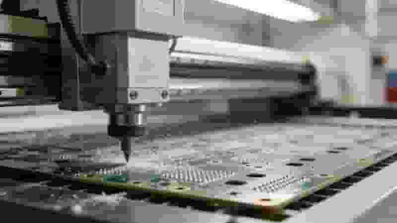 PCB deburring machine before copper plating