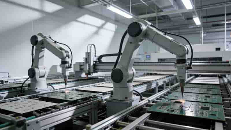 Automated PCB Cutting Line Edge Sanding Deburring