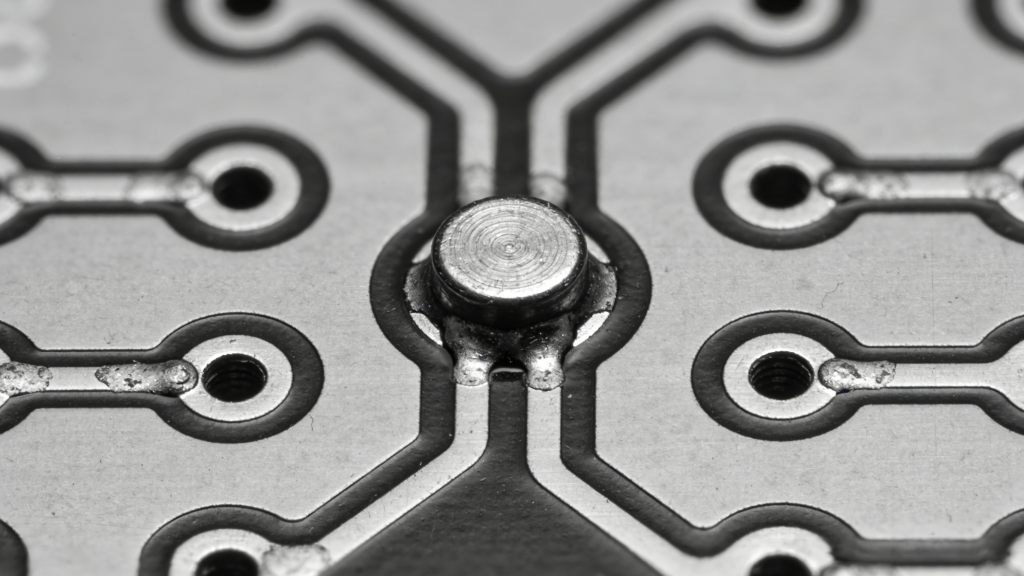 Plated through hole PCB via full board penetration
